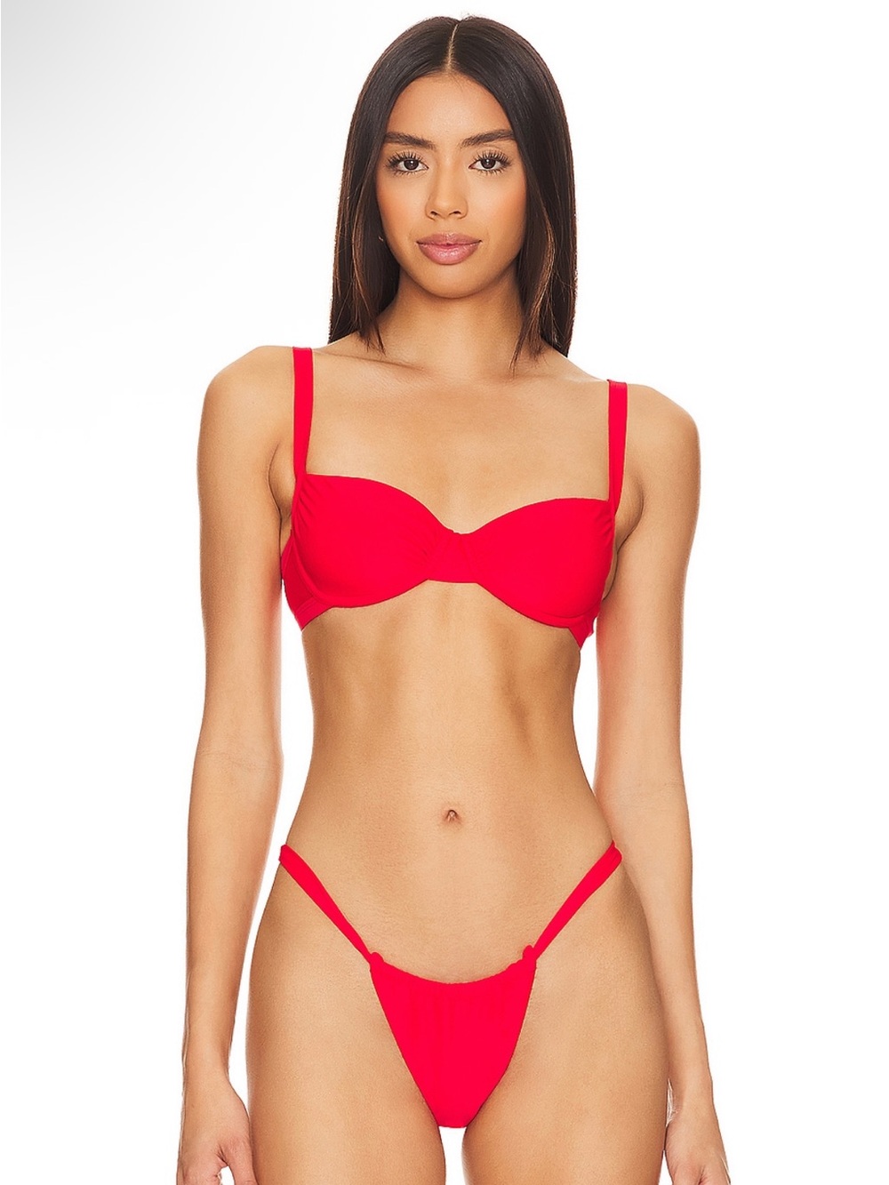 NWOT superdown Red Chiara Bikini Set